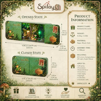 Spilay DIY Miniature House Kit for Adults, Miniature Dollhouse Kit - Image 2