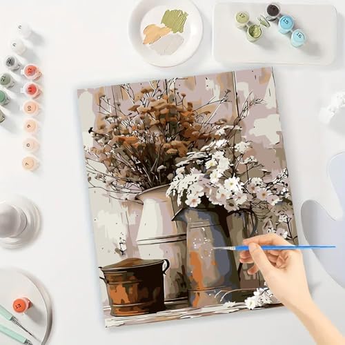 BYGFHLYW Easy Paint by Numbers Kit on Canvas for Adults Beginner - Image 3