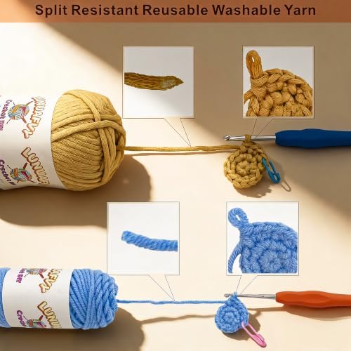 LuNuaFvy Crochet Kit for Beginners Adults Kids 13+ - Amigurumi Animal - Image 3
