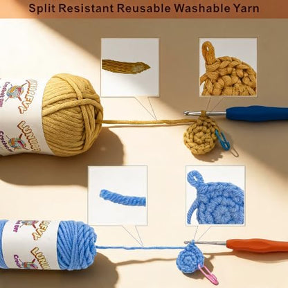LuNuaFvy Crochet Kit for Beginners Adults Kids 13+ - Amigurumi Animal - Image 3