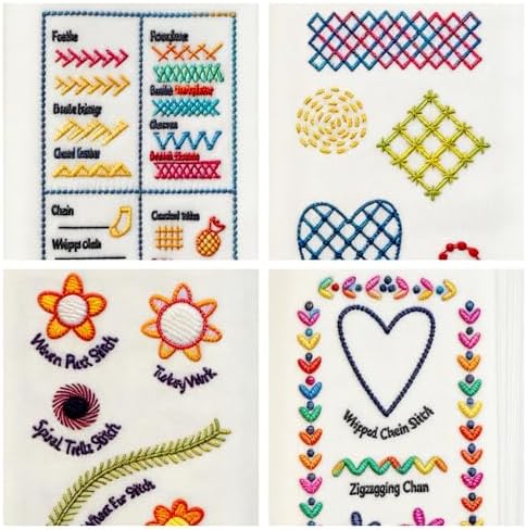 AILE 2026 New Embroidery Stitch Book Kit for Adult Beginners, Embroidery Sampler Practice Book with Complete Toolkit & Instructional Tutorial, DIY Embroidery for Adults and Craft Enthusiasts - Image 4