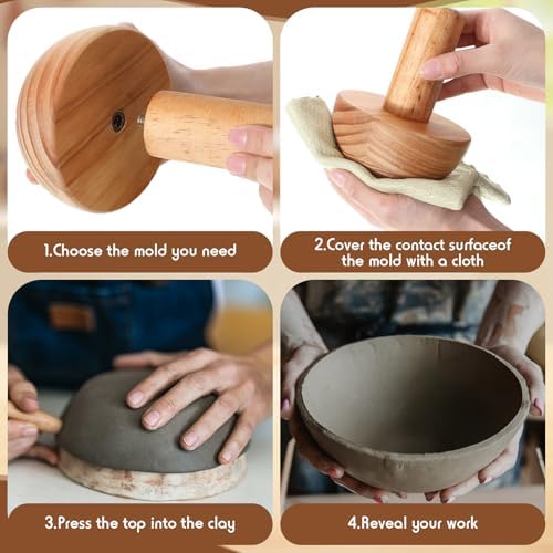DoubleFill 6 Pcs Pottery Molds - Image 4