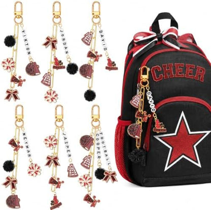Nosiny 530 Pcs DIY Cheer Charms Keychain Making Kit by Nosiny