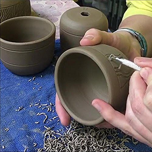 COMIART 6 PCS Sludge Pottery Clay Scraper Clay Sculpting Modelling Tools - Image 5