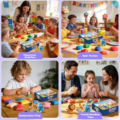 EDIFON Air Dry Clay, 78 Colors Foam Magic Modeling Clay for Kids DIY Crafts - Image 5