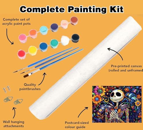 Meothan Paint by Numbers Kit for Adults Beginner 16x20 inch (Without Frame) - Image 5
