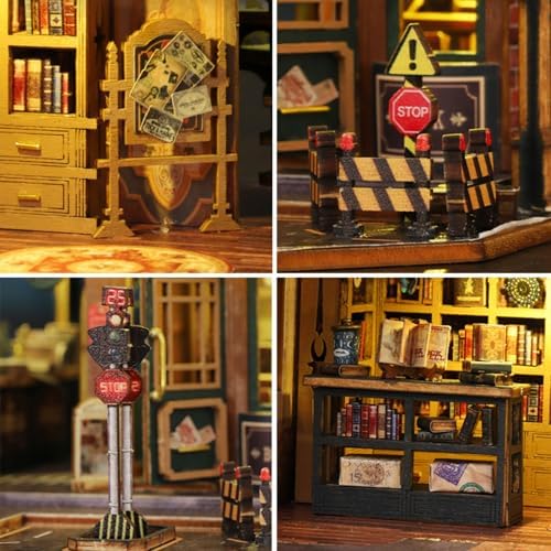 OZJAY Miniature House Kit for Adults, Mini House Kit with LED - Image 6