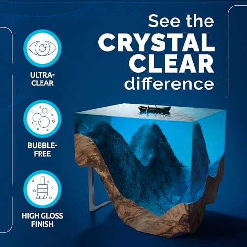 Craft Resin Deep Pour Epoxy Resin Kit. 2” Pours, Crystal Clear - 51 Oz - Image 2