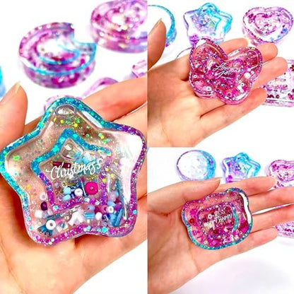 Resin Shaker Molds Set Kawaii Charms Pack of 41 Silicone Trays Precision Tip Applicator Bottle Kit Bundle - Image 6