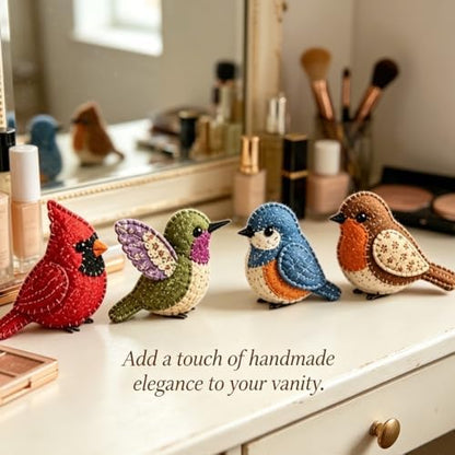 DIY Fabric Animal Craft Kit – Creative Handmade Art, Stitch Your Own Whimsical World Patchwork Sewing Set 3D Cute for Making Ornament Adults Beginners, Gift Holidays Keychain(Cuddly Kittens) - Image 7