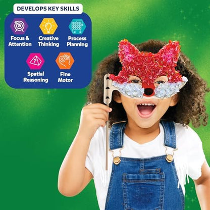 Skillmatics Poke-in Art – Animal Masks, Wood Craft Kit, Gift for Kids - Image 5