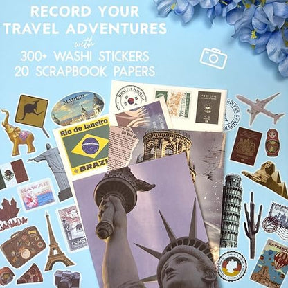Travel Stickers for Scrapbooking & Journaling - Travel Scrapbook Supplies - Image 2