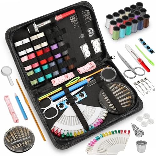 KEYHOT Sewing Kit for Adults, Needle and Thread Kit, Travel Size 87 Pcs by KEYHOT
