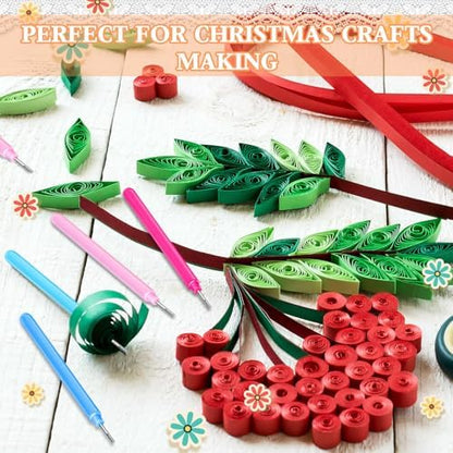 24Pcs Paper Quilling Tools Quilling Slotted Needle Tools Cricut Quilling Tool for Paper Flowers - Image 5