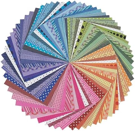 Fun Express Scrapbook Paper, Rainbow, 12x12, 100 Sheets by FunExpress
