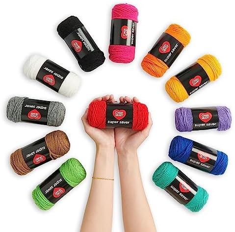 Red Heart Stitchers Kit with Bag and Accessories, Yarn for Crocheting - Image 6