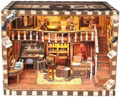 BELEEV Book Nook Kit for Adult and Teens,3D Wooden Puzzle (Photo Studio) - Image 4