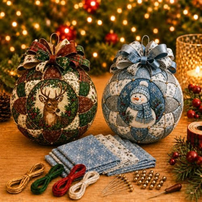 SellQuick Christmas Classics Patchwork Ornament DIY Kit，C+D by Unknown