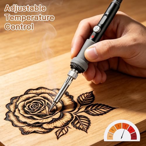 Wood Burning Kit - All-in-One Wood Burning Tool Pen Wood Burner Kit - Image 7