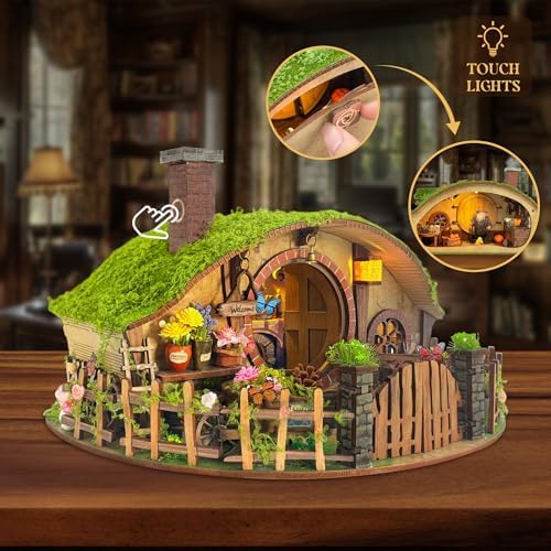 DIY Miniature House Kit The Magic Ring House 3D Wooden Puzzles - Image 3