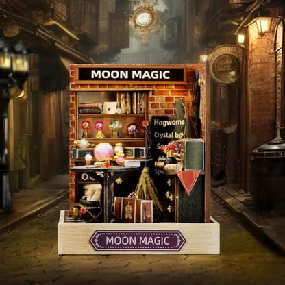 CUTEROOM DIY Doll Room Miniature Furniture Wooden House Kit-Moon Magic - Image 4