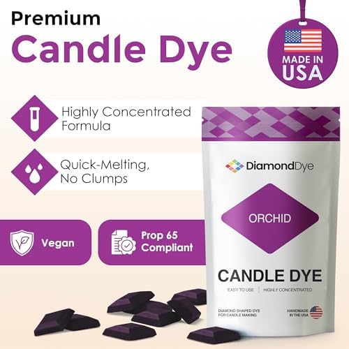 Orchid Candle Dye Chips, Soy & Paraffin Candle Making, 50 Pack - Image 2