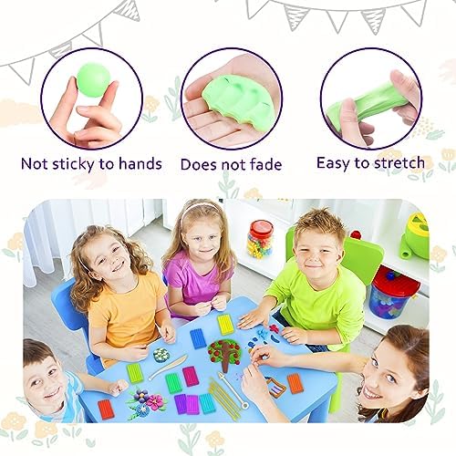 PeacePeo Polymer Clay Kit 215 Pcs Oven Bake Clay 110 Colors - Image 2