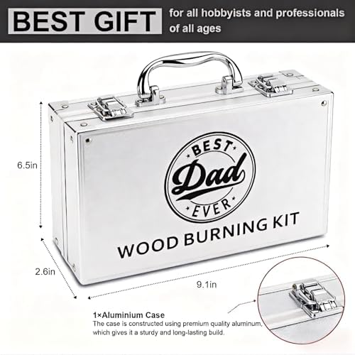ACRSIKR Gift for Dad, Wood Burning Kit Arts Crafts for Men Christmas - Image 4