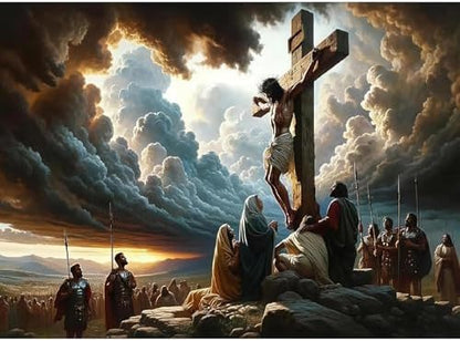 Jesus Paint by Numbers Kit for Adults Framed Canvas, Frameworkless by FairylandJinWenn