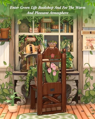 Cutefun Book Nook Kit - DIY Miniature Dollhouse Kit for Adults and Teens - Image 4