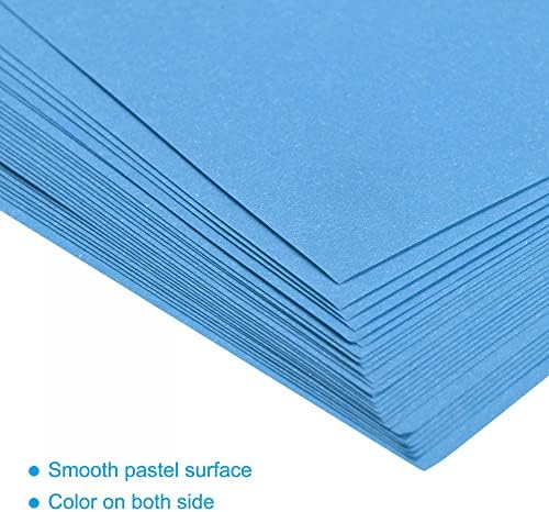 MECCANIXITY 100 Sheets Origami Paper Double Sided Lake Blue 6x6 Inch Square Sheet for Art Craft Project, Beginners, Gifts Decor - Image 4