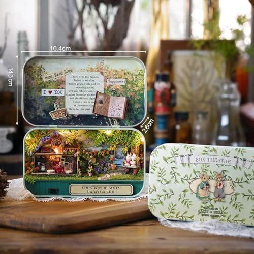 Wizardi Mini House Building Kit - Countryside Notes DIY Miniature Kit - Image 3
