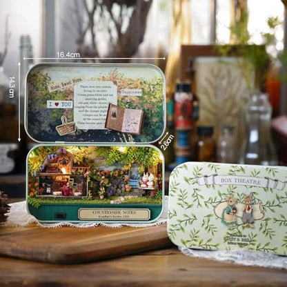 Wizardi Mini House Building Kit - Countryside Notes DIY Miniature Kit - Image 3