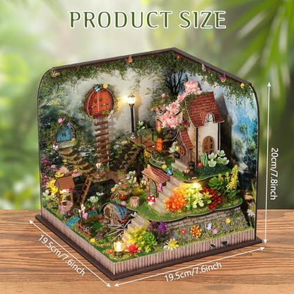 DIY Miniature House Kit, Dollhouse Kit with Music & LED for Adult - Image 2