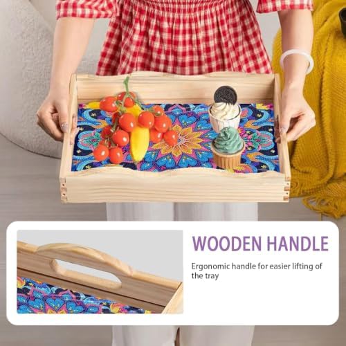 EWJRNSF Diamond Art Kits for Adults Wooden Serving Trays with Handles - Image 6
