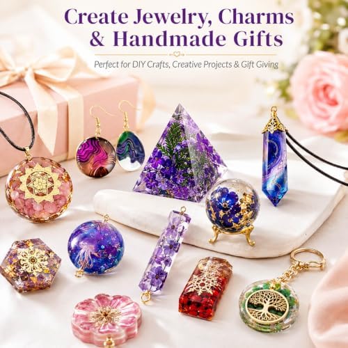 Resin Kit 3-Tier Storage Box Jewelry Making Kit with Molds - Image 6