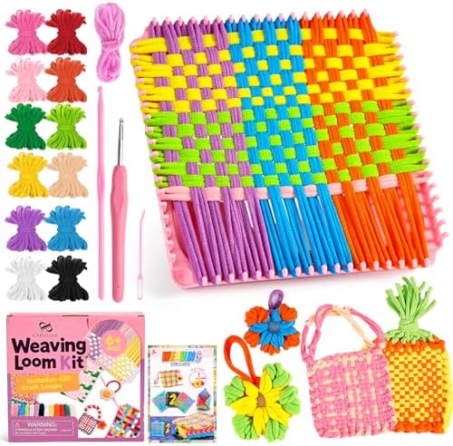 PP OPOUNT Weaving Loom for Kids & Adults, 432 Craft Loops Pot Holder Kit by PPOPOUNT
