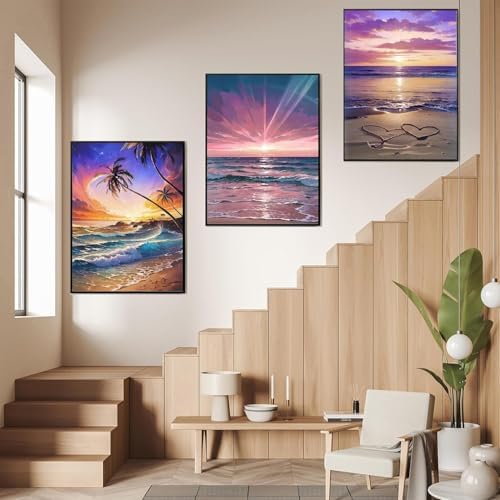DOTSOPS 6 Pack Beach Diamond Painting Kits Art Adults Painting Kits - Image 6