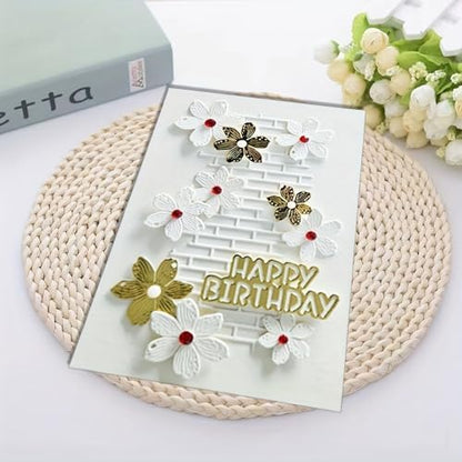 Lapoo Flowers Cutting Die for Scrapbooking - Durable Metal Cutting Die for DIY Scrapbook Photo Album Decorative Paper Card, Metal Card Making Supplies (Photo Frame 4.5 x 3.4 in) - Image 3