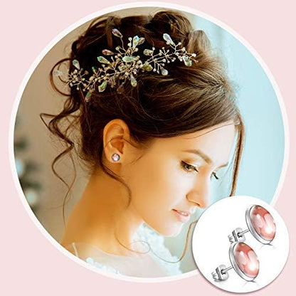 Hicarer 200 Pcs Sublimation Earrings Blanks Stud Earring Kit, Silver - Image 7