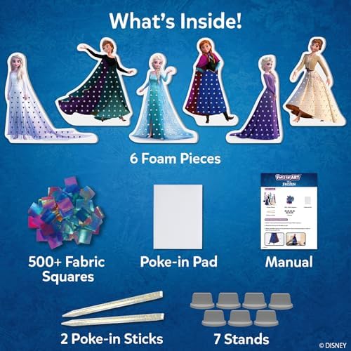 Skillmatics Poke-in Art – Disney Frozen, Wood Craft Kit, Gift for Kids - Image 3