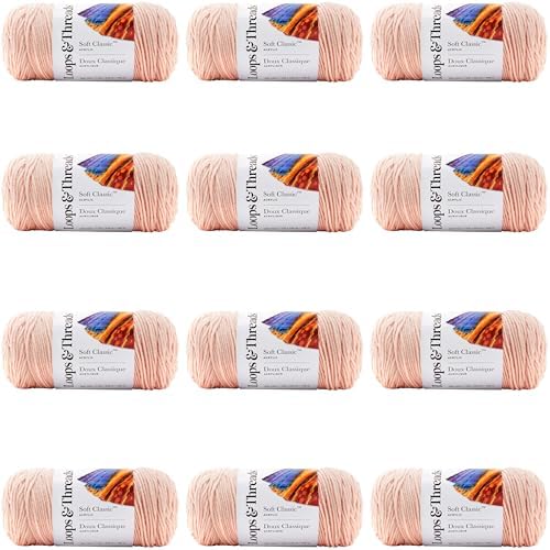 MICHAELS Bulk 12 Pack: Soft Classic™ Solid Yarn by Loops & Threads® - Image 6