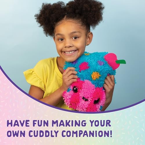 LatchKits Cupcake Pillow - Latch Hook Kits for Kids, Arts and Crafts, Yarn Art, Kids Crafts, Toys for Girls, Birthday Gift for Girls, Easy to Follow Pattern, Hook Included, Craft Kits, Ages 6+ - Image 5