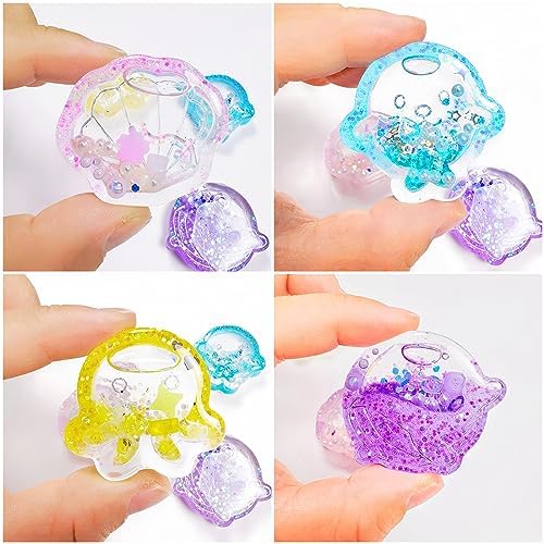 Resin Shaker Molds Set Sea Animals Keychain Charms Pack of 8 Epoxy Silicone Trays Precision Tip Applicator Bottle Kit Bundle - Image 4