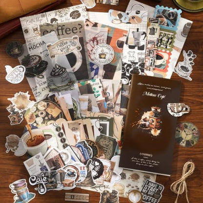 YagCu Coffee Scrapbook Kit, Vintage Junk Journal Supplies for Adults - Image 3