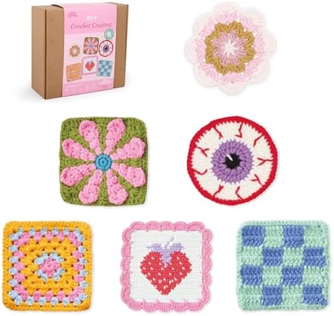 HOUSE CREATIVITY Crochet Kit for Beginners Adults - Complete Set with 20 Colors Yarn, Video Tutorials, Hooks | Learn to Crochet DIY Craft Kit for Women & Adults by HouseCreativity