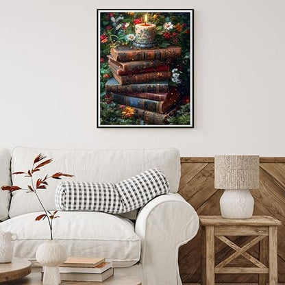 Ycydilirab Paint by Numbers Kits for Adults-Books Paint by Number Adult,Paint by Number Kits on Canvas,Number Painting for Adults,for Home Wall Decoration and Gifts 16X20 inch - Image 3