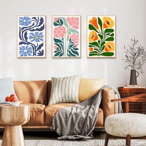 6 Pack Paint by Numbers Kit for Adults and Kids Beginner, Flower Adult Paint by Number Kits on Canvas, Easy Flowers DIY Acrylic Oil Painting by Numbers Kits Perfect for Home Wall Decor 8 x 12 Inch - Image 5