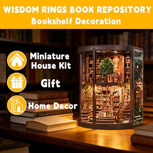 YSWOOD WORLD DIY Miniature House Kit for Adults, Mini House Kit with LED - Image 6