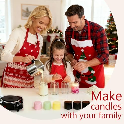 Candle Making Kit for Adults with Hot Plate, Complete Homemade Candles Kit - Image 3